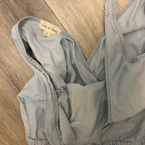 Cloth and stone denim jumpsuit - Picture 3 of 5
